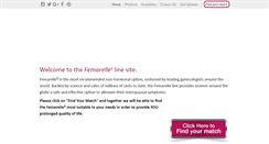 Desktop Screenshot of femarelle.com